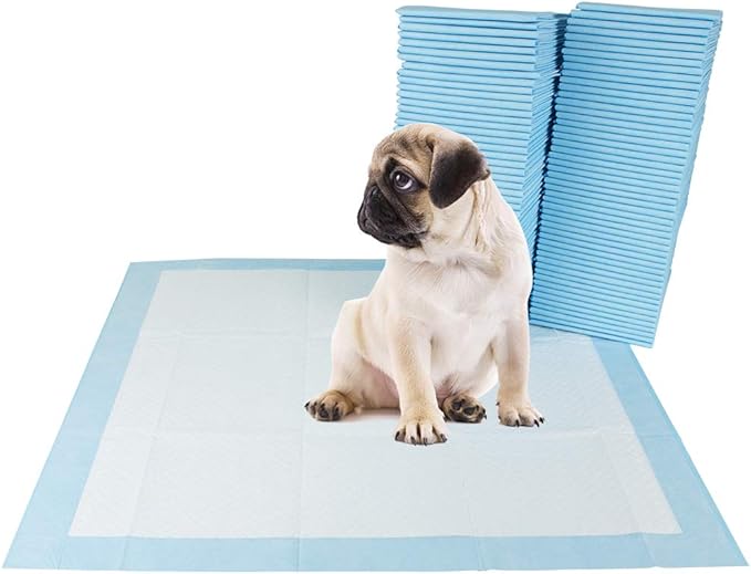 BV Puppy Pads Leak-Proof 600 Count 22"x 22" - Absorbent Pee Pads for Dogs with 6-Layer Design, Rapid Dry Sheet & Built-in Attractant - Dog Pad with Odor Control, Perfect for Puppies & Senior Dogs