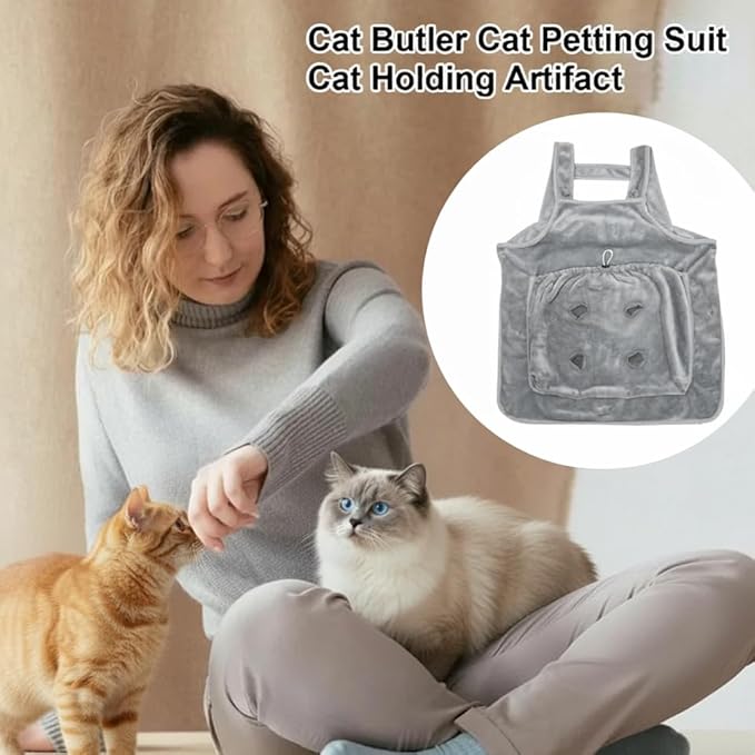 Cat Apron Carrier, Pet Sleeping Bag, Kitten Hands-Free Soft-Sided Carrier Pouch Sling for Small Sized Animals Cat Carrier Pouch Pet Sling Carrier for Small Sized Animals (A,1Pcs)