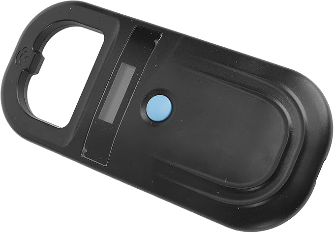 Sorandy Rechargeable EMID FDX B Portable Pet Microchip Scanner, Pet Chip Scanner, OLED Display with 134.2KHz, 128 Sets of Data, Ideal for Animal, Pigs, Dogs, Cats (Black)
