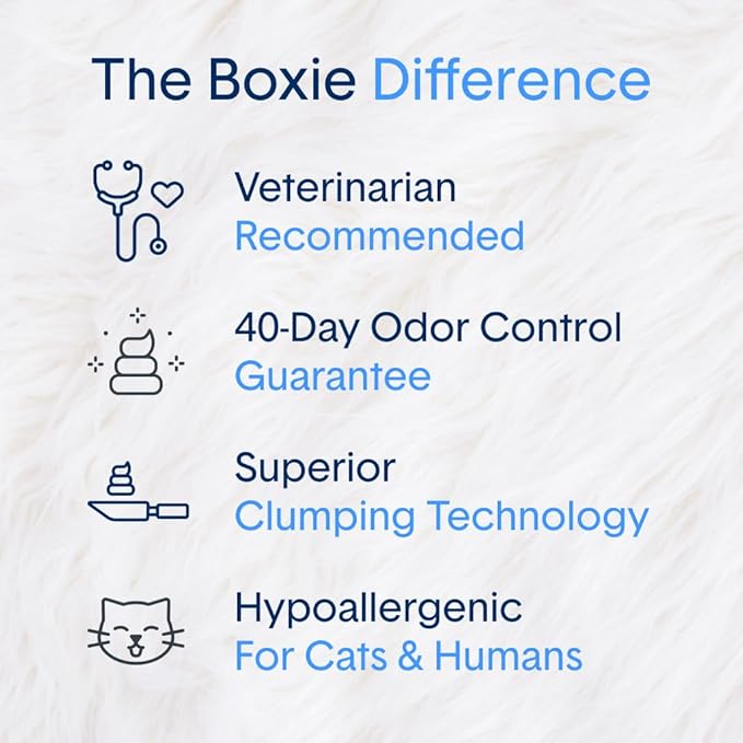 Boxie® Probiotic Cat Litter, Lightweight 40-Day Odor Control, Clumping, 11.5lb