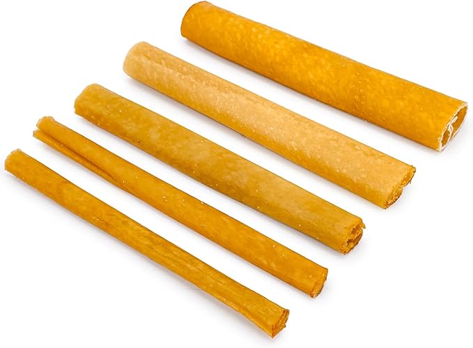 ValueBull USA Pig Skin Retriever Rolls, 6 Inch, Smoked, 25 Count - Premium USA Pork Hide Dog Chews, One-Piece, Easy Digestion, High Protein
