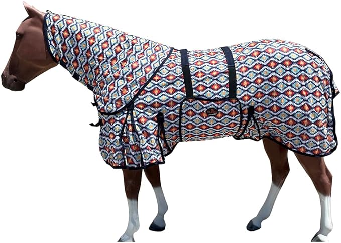 HILASON Horse Fly Sheet - Summer Spring UV Protection Mesh Bug Mosquito FlySheet for Horses | Fly-Sheet