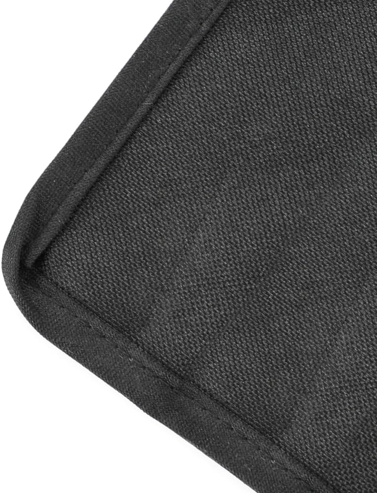 Amazon Basics Waterproof Car Back Bench Seat Cover Protector for Dog - 56 x 47 inch, Black