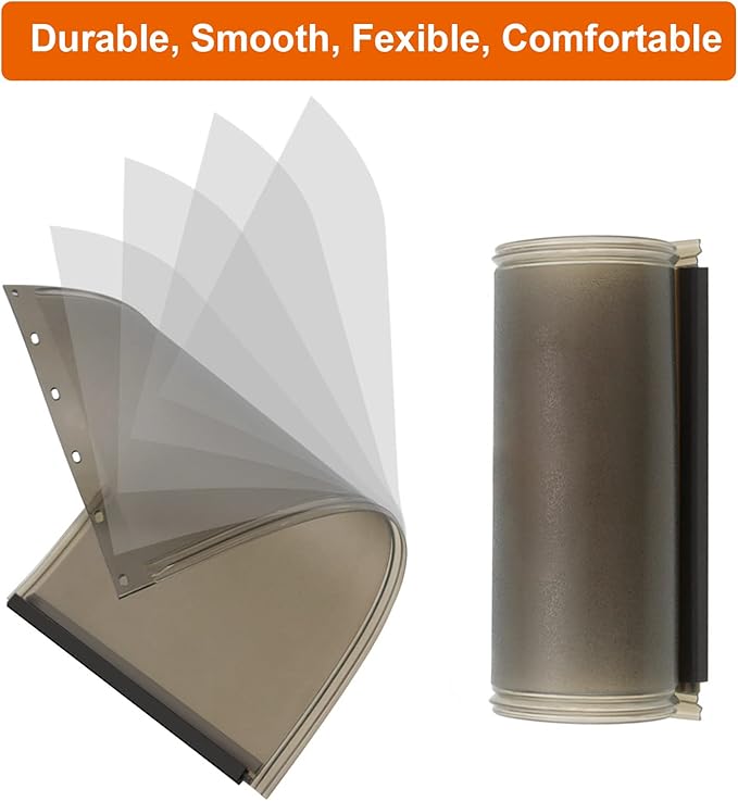 X-Large Dog Door Replacement Flap Compatible with PetSafe Freedom 6 Holes Pet Door PAC11-11040 - Measures 13 5/8" x 24 3/16", Doggy Door Flap Made of Wear, Flexible, Weather Resistant TPU Material