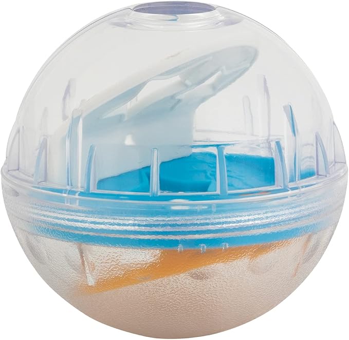Pet Zone IQ Treat Ball Interactive Dog Ball - 3" Puzzle Treat Dispenser, Durable, Slow Feeder, for All Dog Breeds, Toys to Keep The Busy and Enrichment