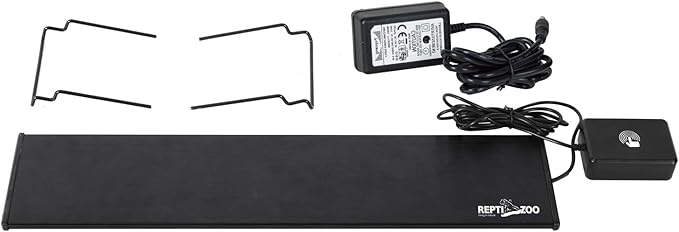 REPTI ZOO Reptile Aquarium Terrarium LED Light Ultra-thin Day and Night Light for Reptiles Aquarium Light, 3-Color Modes LED Light Hood 15W for 18 inch or Larger Terrariums for Reptile Plant Fish Tank