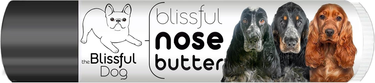 The Blissful Dog English Cocker Spaniel Unscented Nose Butter - Dog Nose Butter, 0.15 Ounce