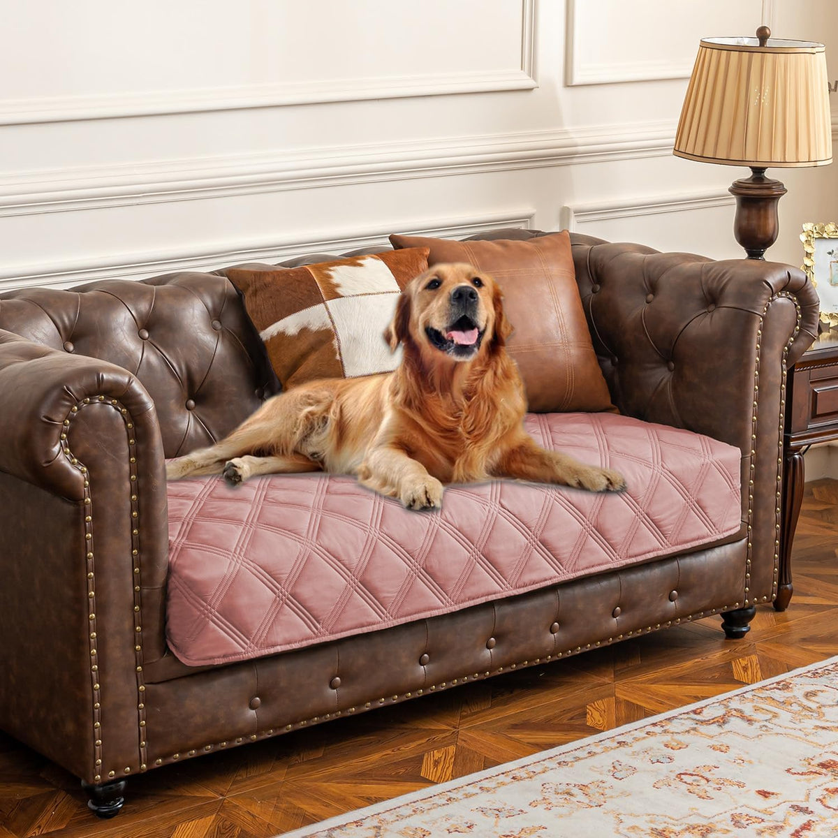 Ameritex Waterproof Dog Bed Cover Pet Blanket with Anti-Slip Back for Furniture Bed Couch Sofa