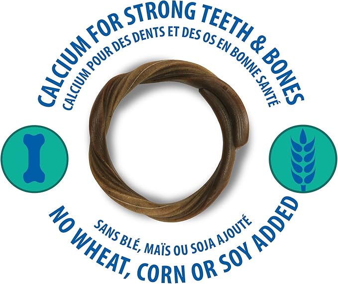 N-Bone Puppy Teething Rings Salmon Flavor Dog Treat, 6 Count Bag, 7.2-oz
