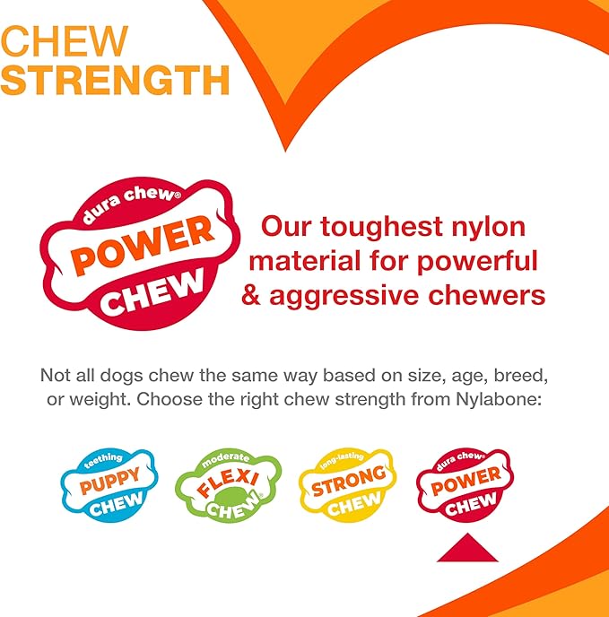 Nylabone Limited Edition 70th Birthday Donut Power Chew Toy for Dogs, Durable & Tough Dog Toys for Aggressive Chewers, Pumpkin & Peanut Butter Flavor, Large - Up to 50 lbs (1 Count)