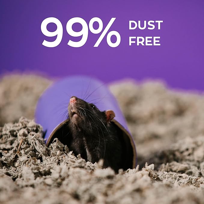 Carefresh 99% Dust-Free Natural Paper Small Pet Bedding with Superior 10 Day Odor Control & Absorption, for Guinea Pigs, Hamsters, Rabbits, & Rats, 60 L