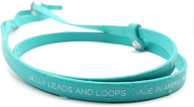 Jelly Pet Grooming Lead for Dogs | Great for Kennels, Veterinarians and Dog Grooming Salons | Biothane Leash - Easy to Clean, Waterproof & Durable Noose Loop | Made in USA | 3/8'' x 4'