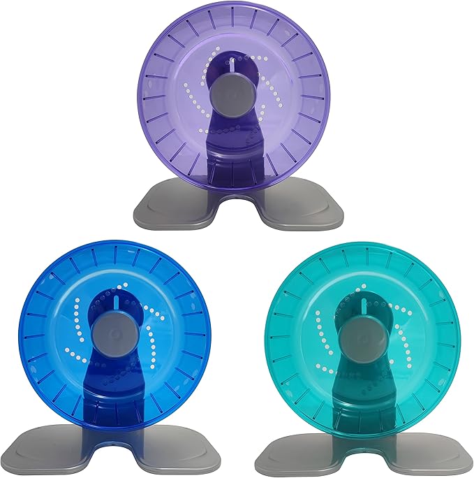 Petest Hamster Exercise Wheel, Silent Spinner Hamster Running Wheels, Diameter 8.3 inch, Green