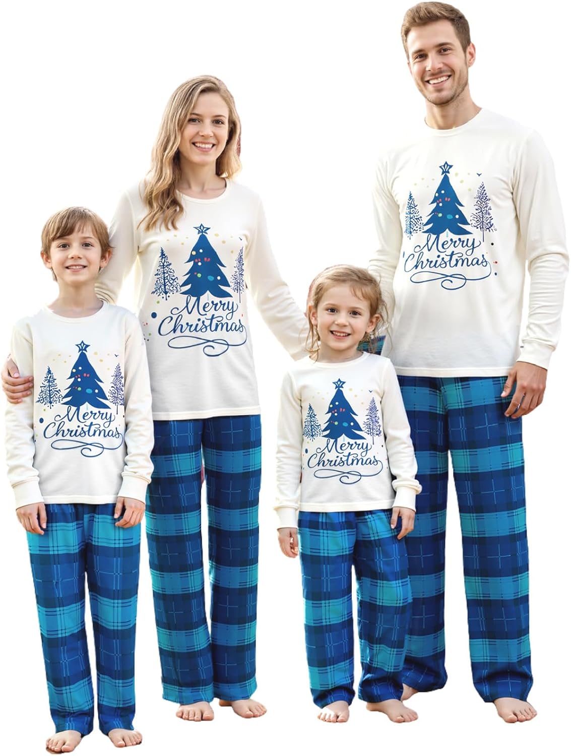 Matching Family Christmas Pajamas Set - Xmas Sleepwear PJs