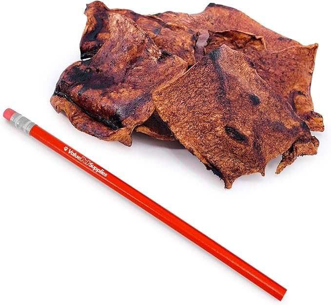 ValueBull USA Rawhide Chips, Natural Beef Flavor, 4 Pound - Natural & Safe, USA Beef Hide, Long Lasting, Chemical Free, No Artificial Flavors