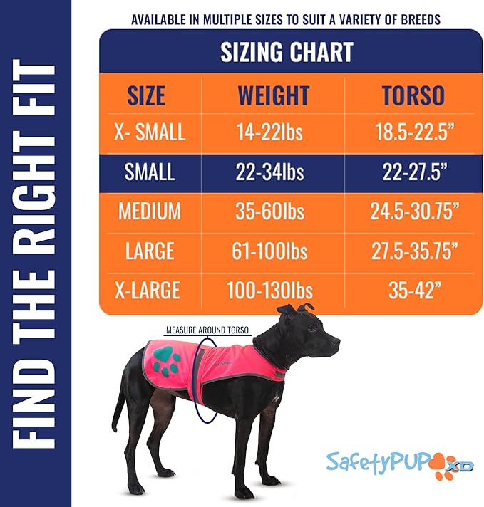 Dog Reflective Vest – Hi-Vis Fluorescent Visibility That Helps to Safeguard Your Pet On/Off Leash in Urban & Rural Areas (Pink, Small)