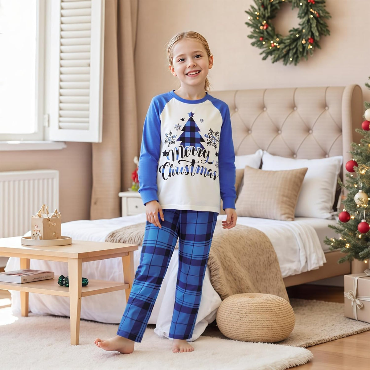 Matching Family Christmas Pajamas Set - Xmas Sleepwear PJs