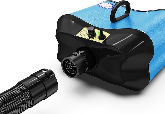 Flying Pig Double Motor High Performance Dog Pet Grooming Dryer (Teal Blue)