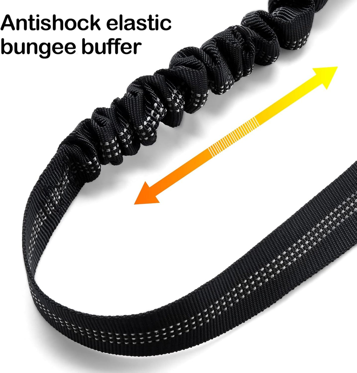 2 Piece Set Dog Seat Belt - Retractable Car Seatbelts, Adjustable Pet Restraint for Vehicle Headrest, Heavy Duty, Elastic & Durable Harness