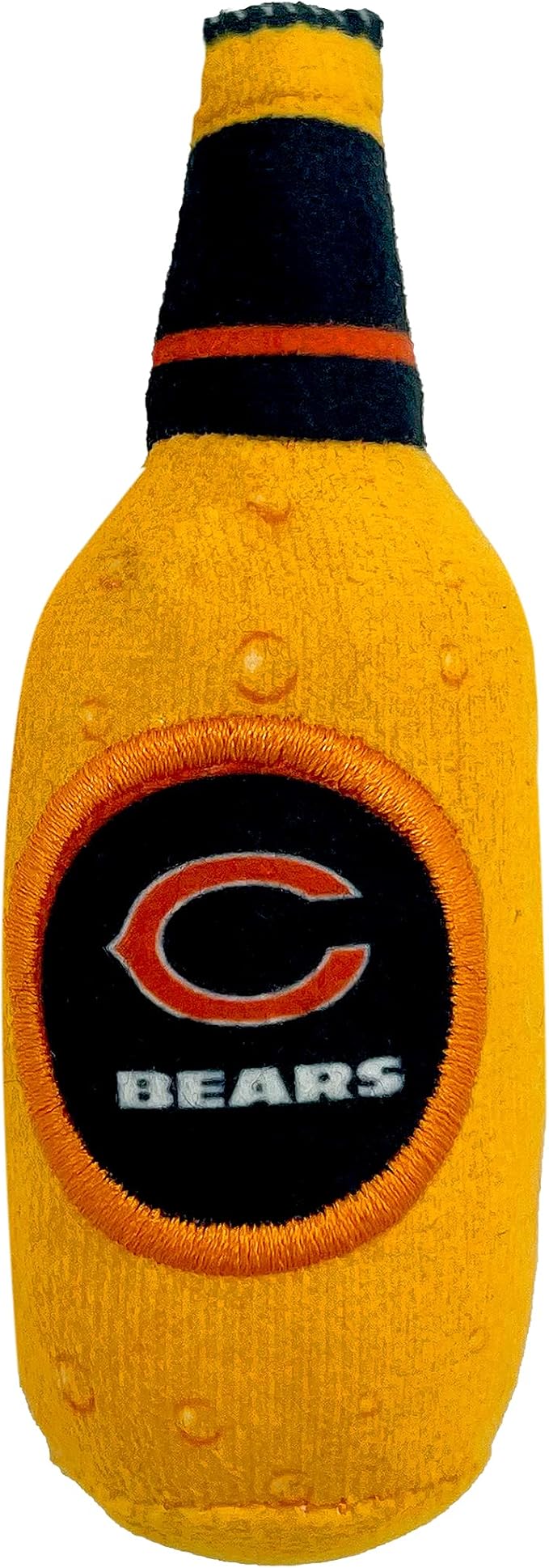 Best Plush CAT Toy - NFL Chicago Bears Complete Set of 3 Piece Cat Toys Filled with Fresh Catnip. Includes: 1 Helmet Cat Toy, 1 Football Cat Toy with Feathers & 1 Beer Bottle. Beautiful Team Logos