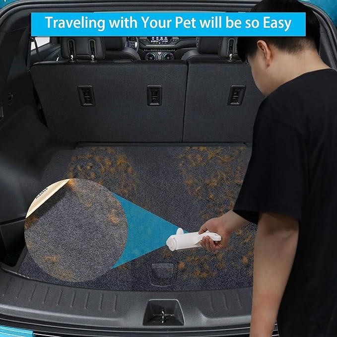 ACE2ACE Pet Hair Removal Tool, Lint Roller Brush for Cats and Dogs, Reusable Self Clean Pet Fur Remover, Pet Hair Remover for Laundry, Carpet, Furniture, Couch, Sofa and Bedding