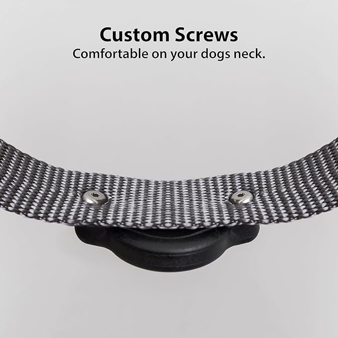Elevation Lab TagVault™ Compact AirTag Dog Collar Mount (2 Pack) - IP68 Waterproof, Doesn't Dangle, Fits All Width Collars