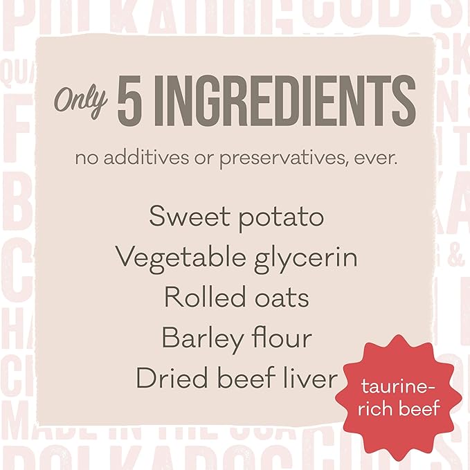 Polkadog Wonder Nuggets – Soft & Chewy Dog Treats with Sweet Potato & Beef – Healthy, Limited Ingredient Training Treats for All Dog Breeds and Ages – Natural, Made in USA – 10 oz