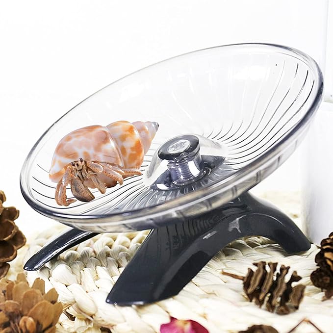 Hermit Crabs Wheel Toy, Hamster Running Wheel Toys, Small Animals Cage Accessory, Tank Accessory, Suitable for Hermit Crab Hamster Rat