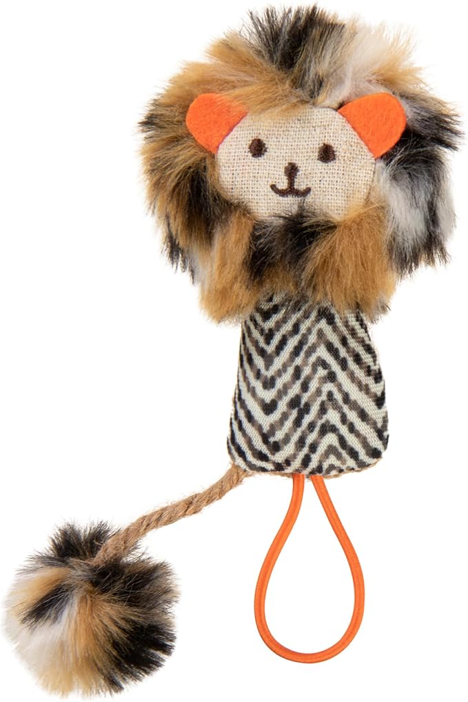 SmartyKat Instincts Prideful Player HappyNip Launch & Chase Cat Toy for Indoor Cats & Kittens, Launchable Toy with Catnip & Silverine