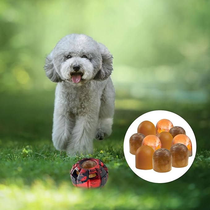 Yipetor Dog Toy, Frozen Dog Treats to Keep Dogs Busy, Interactive Treat Dispensing Dog Toy Puzzle, Interactive Chew Toys for Puppy Small Medium Dog, Power Chewer, Durable Rubber-Easy to Clean(Medium)