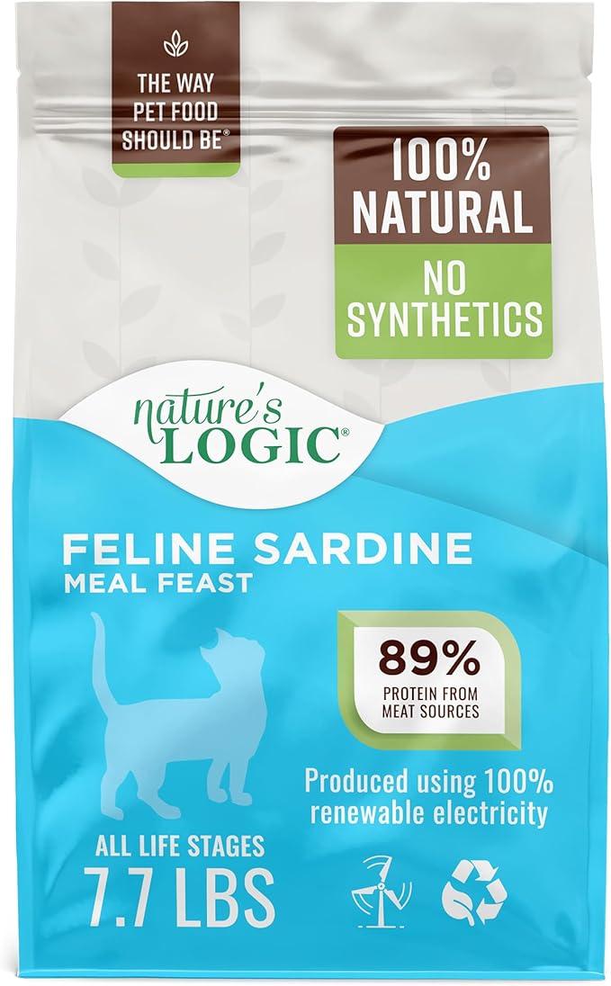 Nature's Logic Sardine Dry Cat Food (1 Pack), 7.7 lb