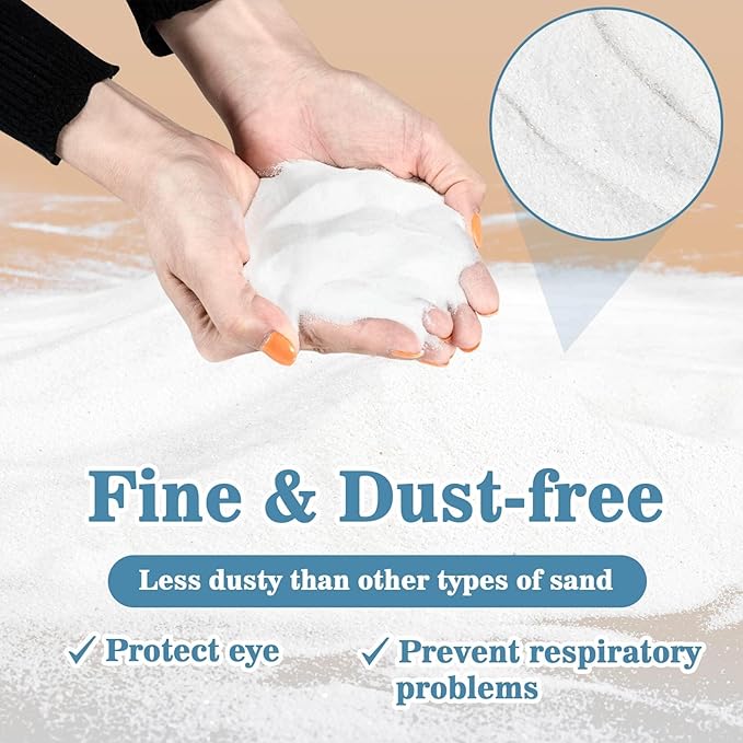 Sukh 14 OZ Hamster Sand Bath - Whit Fine Sand Hamster Bedding Reptile Silica Sand Gerbil Hideout for Hamster Chinchillas Gerbil Syrian Mice Small Animals Small Pets