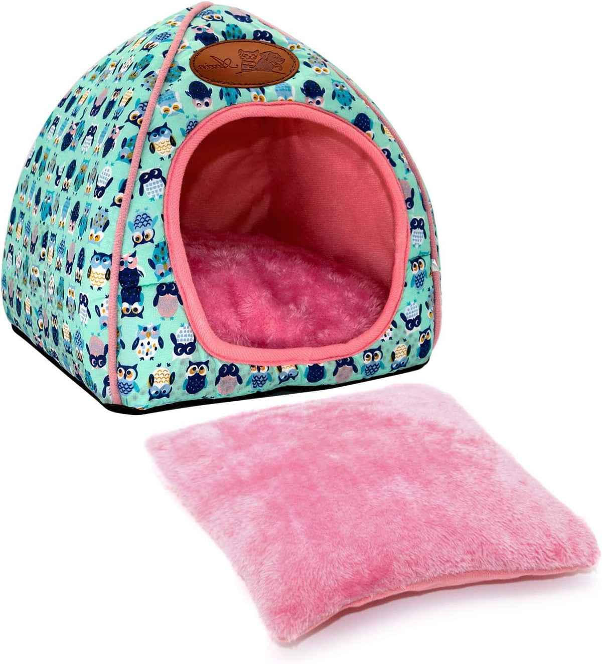 BWOGUE Guinea Pig House Bed Cozy Hamster Cave Large Hideout for Dwarf Rabbits Hedgehog Bearded Dragon Winter Nest Hamster Cage Accessories