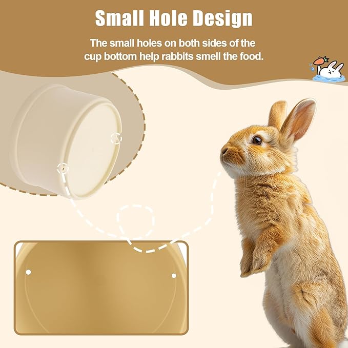 8 Pcs Stacking Cups for Rabbits,Nesting Rabbit Toys of Different Sizes,Bunny Stacking Cups for Hiding Food and Playing,Guinea Pig Stacking Cups (Pastel)