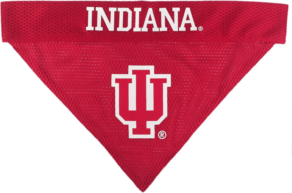 Pets First Collegiate Pet Accessories, Reversible Bandana, Indiana Hoosiers Size XX-Large