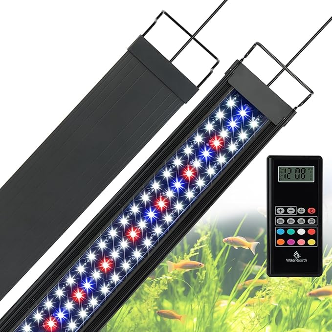 WaterRebirth Aquarium LED Light Fish Tank Light (48-54”)