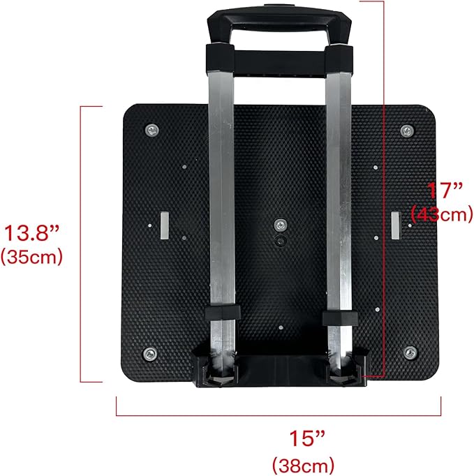 Mr. Peanut's Spinner Wheelbase Luggage Cart, Adding Rolling Functionality to Bags & Pet Carriers