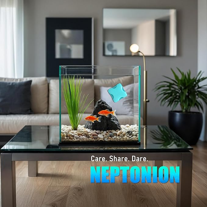 Magnetic Aquarium Fish Tank Glass Algae Scrapers Glass Cleaner Scrubber Clean [Compact, Scratch-Free, Non-Slip, Magnetizing] Mini