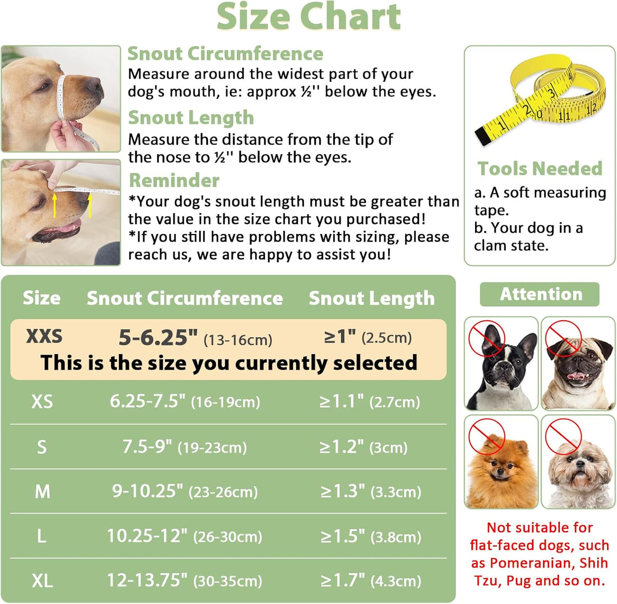 Mayerzon Dog Muzzle with Hook and Loop for Large Medium Small Dogs, Patented Soft Mesh Beagle Labrador Puppy Muzzles for Biting Chewing Grooming, Breathable, Adjustable, Allows Panting Drinking