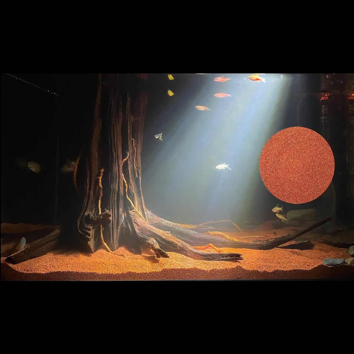 11lb Natural South American Rainforest Sand, Aquarium red Sand, Lava Rock Soil, Red Lava Rock Sand, Succulent Sand Fish Tank Sand Aquarium Substrate Sand
