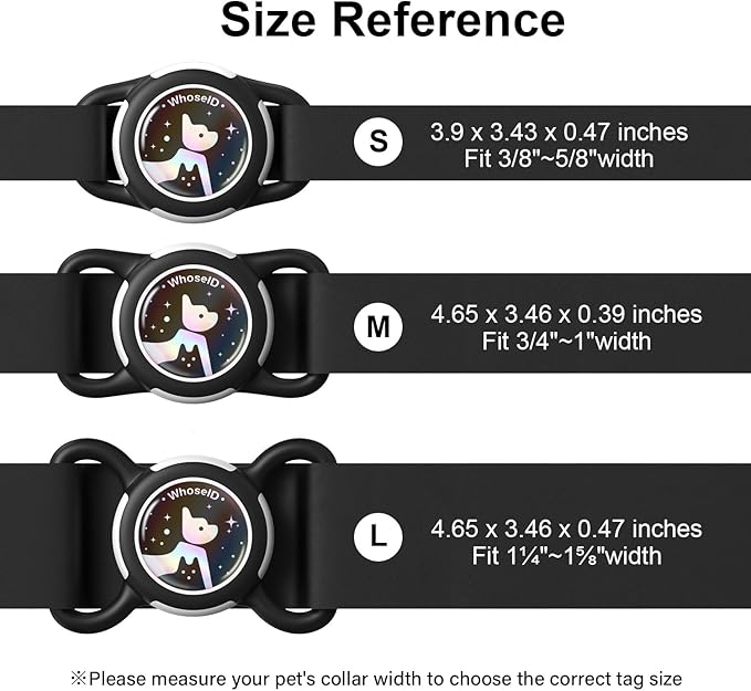 Waterproof Airtag Dog Collar Holder, Silicone & ABS Airtag Holder for Dog & Cat Collars, Ultra-Durable, Lightweight and Protective Airtag Case (Pink-1, Small)