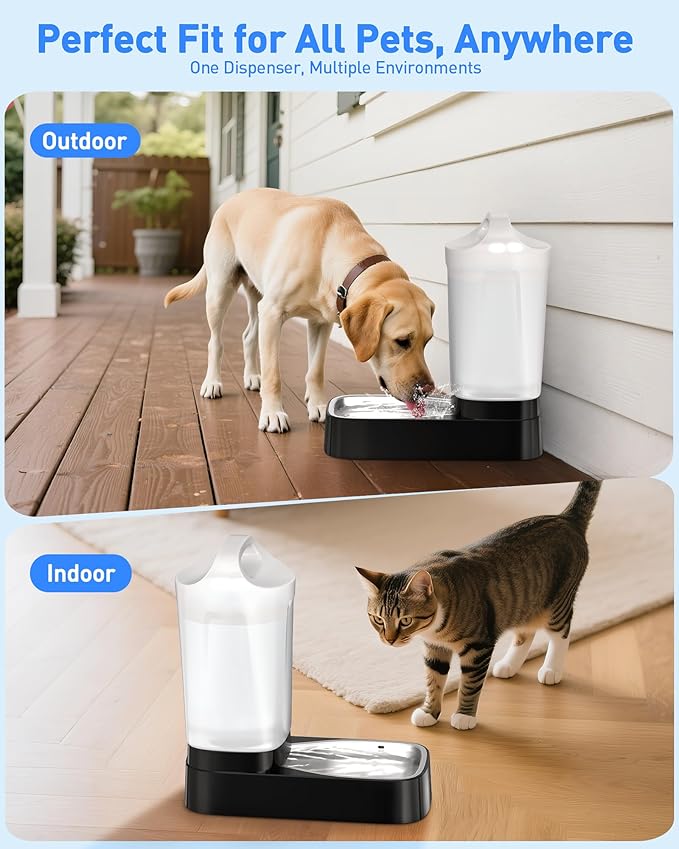 Dog Water Dispenser Filters Replacement, 4 Pack Gravity Pet Water Bowl Filters Fit for 2.4 Gal Automatic Dog Cat Water Dispenser, 6 Filtration Pet Fountain Filter Replacement