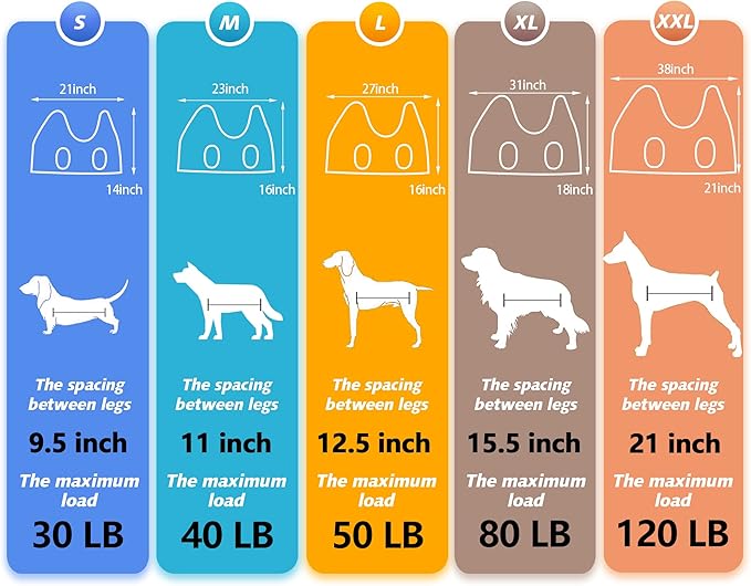 Dog Grooming Hammock - Upgrade Pet Grooming Harness for Nail Trimming (L 50lb), Dog Sling for Nail Clipping, Dog Hanging Holder Hanger for Cutting Nail with Nail Clippers