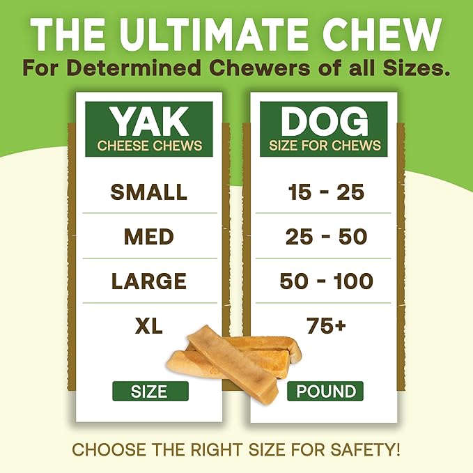Ecokind Himalayan Chews, Healthy Treats, Odorless, Rawhide Free, Long Lasting Dog Bones for Aggressive Chewers, Indoors & Outdoor Use, Made in The Himalayas, Large (Pack of 20)