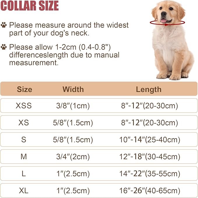 Reflective Dog Collar with Buckle Adjustable Safety Nylon Collars for Small Medium Large Dogs, Navy Blue XL