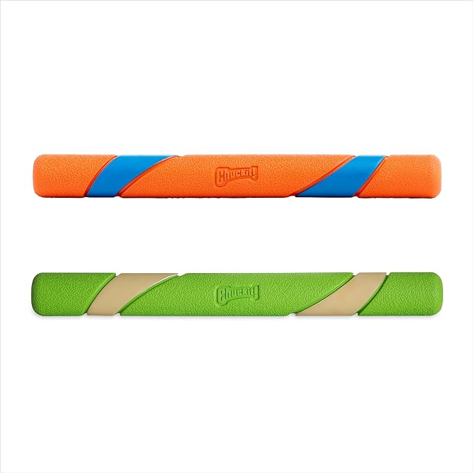 Chuckit! Interactive Dog Toy Ultra Fetch Stick Day & Night Bundle, 12 Inches, Outdoor, Pack of 2