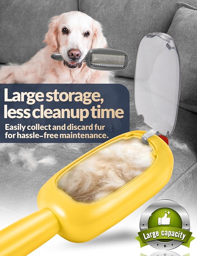 Reusable Lint Remover,Lint Brush,Pet Hair Removal Tool for Clothes,Couch,Car and Laundry,Portable,Washable Pet-Hair Remover for Cats and Dogs,Lints Brush with Cover,No Need Sticky Lint Roller Refills