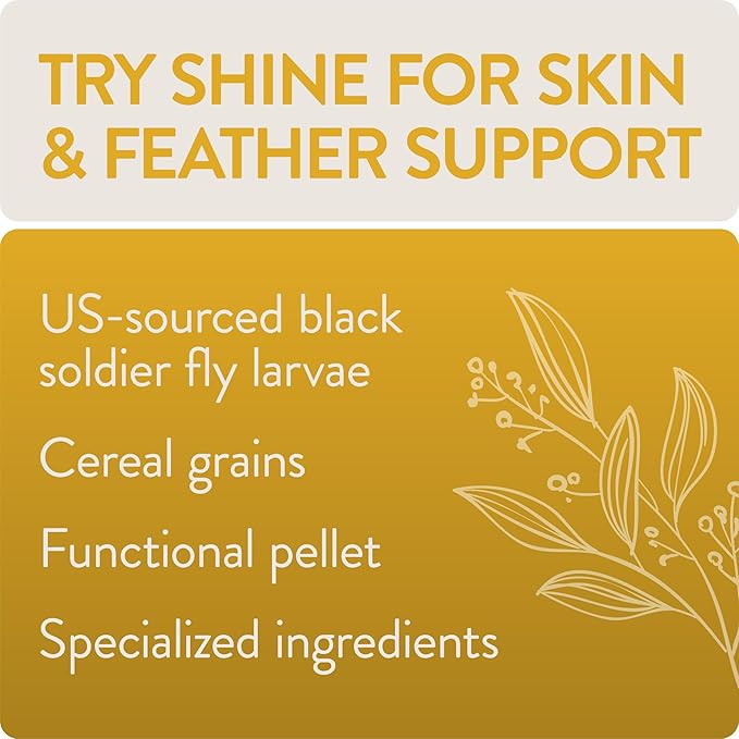 Shine, Functional Poultry Treats for Skin and Feather Support, 1.5 lb