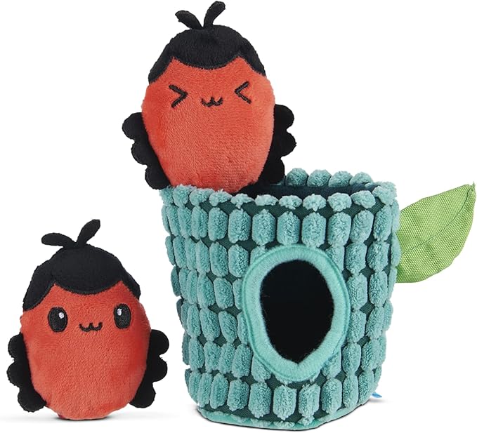 Barkbox Bao & BAB Plush Toy, Multi-Part Fun for and Perfect for Interactive Playtime, X-Small Breeds