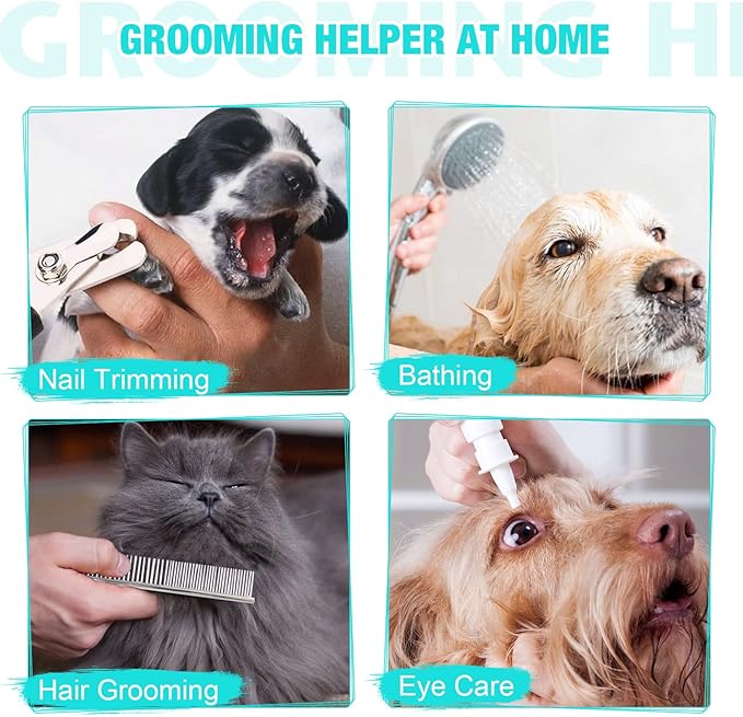 Dog Grooming Hammock - Upgrade Pet Grooming Harness for Nail Trimming (S 30lb), Dog Sling for Nail Clipping, Dog Hanging Holder Hanger for Cutting Nail with Nail Clippers